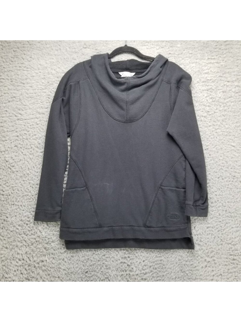 The North Face Shirt Womens Medium Black Terry Sweatshirt Hoodie Gorpcore *Read*